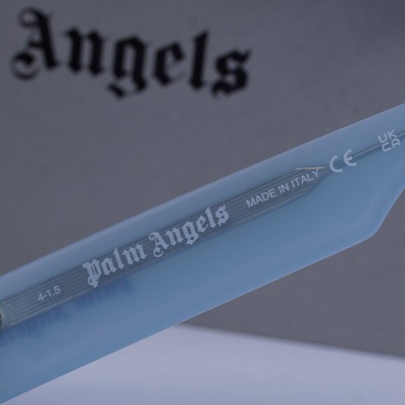 Palm Angels PERI104 NOAH 4007 Rectangle Sunglasses - Blue/Grey - Picture 8 of 9